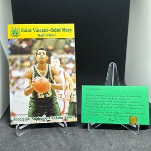 Certified 2000-01 Saint Vincent - Saint Mary H.S Lebron James